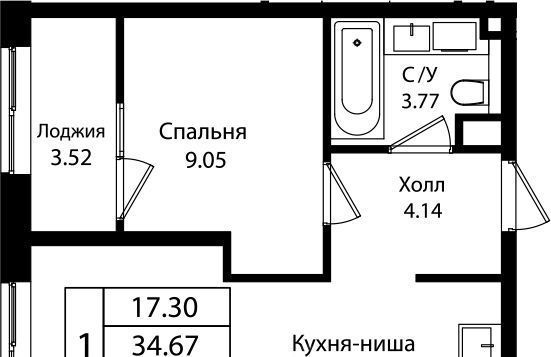 квартира г Краснодар р-н Карасунский ул Сормовская 1/2к 1 фото 1