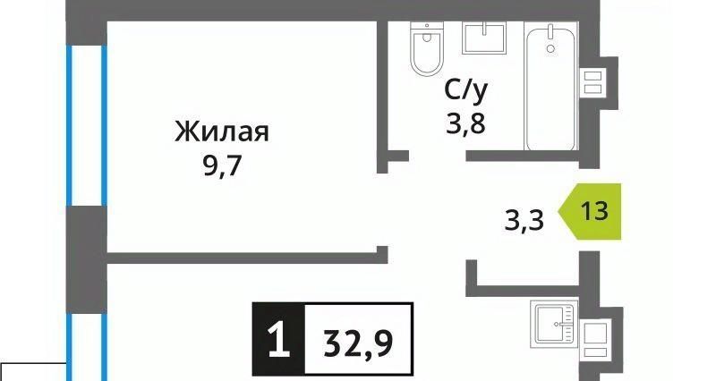 квартира г Красногорск мкр Опалиха Аникеевка фото 1