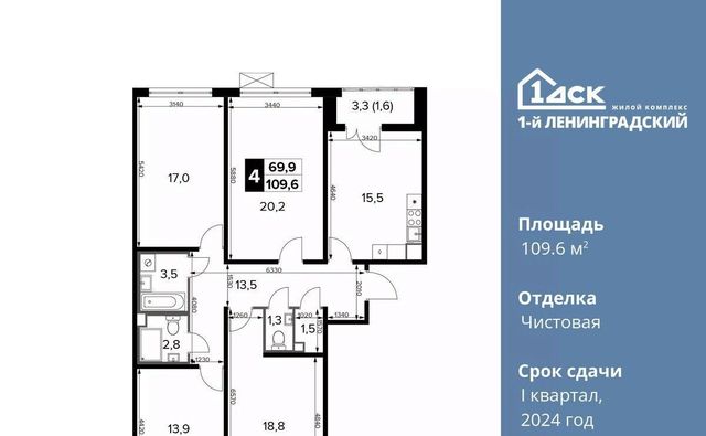 ЖК Первый Ленинградский Молжаниново фото