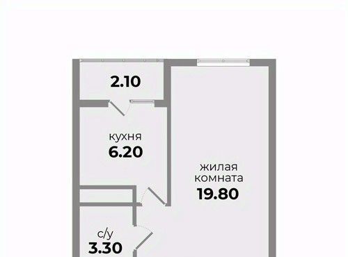 квартира р-н Шпаковский г Михайловск ул Прекрасная 19 жилой район «Гармония» жилрайон фото 1