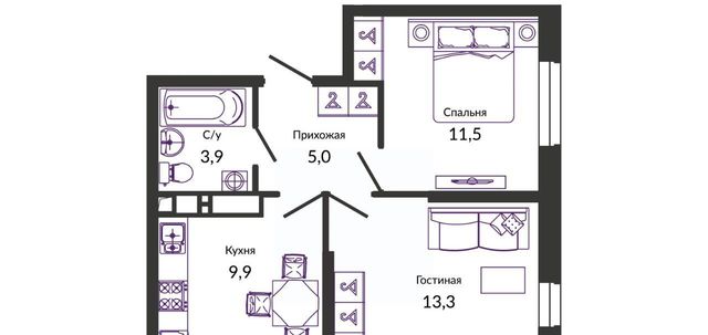 р-н Прикубанский ул им. Героя Георгия Бочарникова 2/2 фото