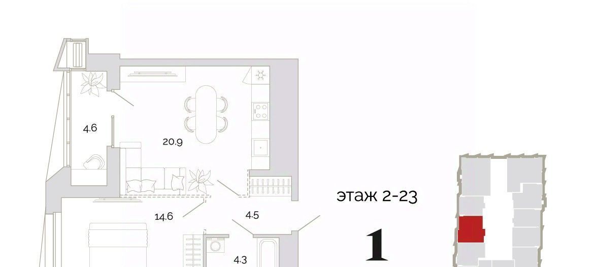 квартира г Пенза р-н Первомайский проезд Свердлова 2-й 4 фото 1