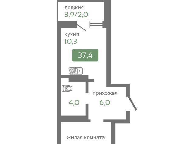 квартира г Красноярск р-н Октябрьский ул Норильская с 2 фото 1