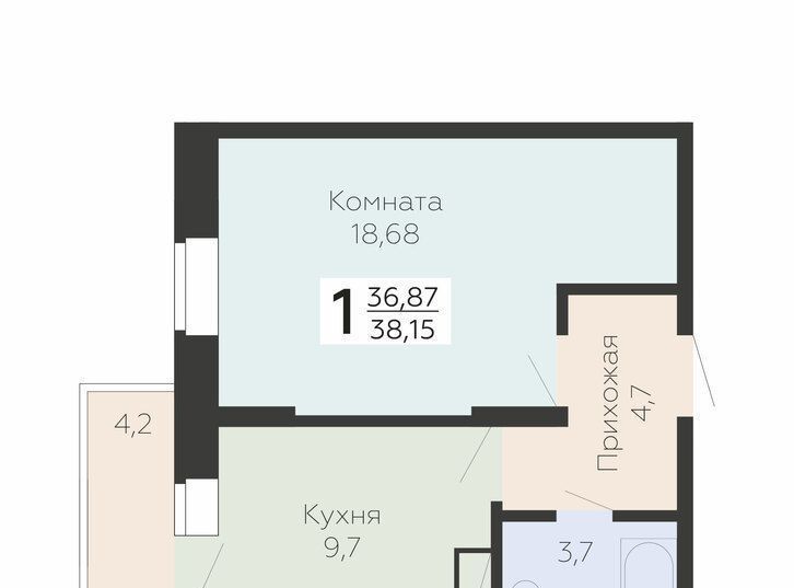 квартира г Подольск микрорайон Красная Горка ул Садовая 3к/1 Силикатная фото 1