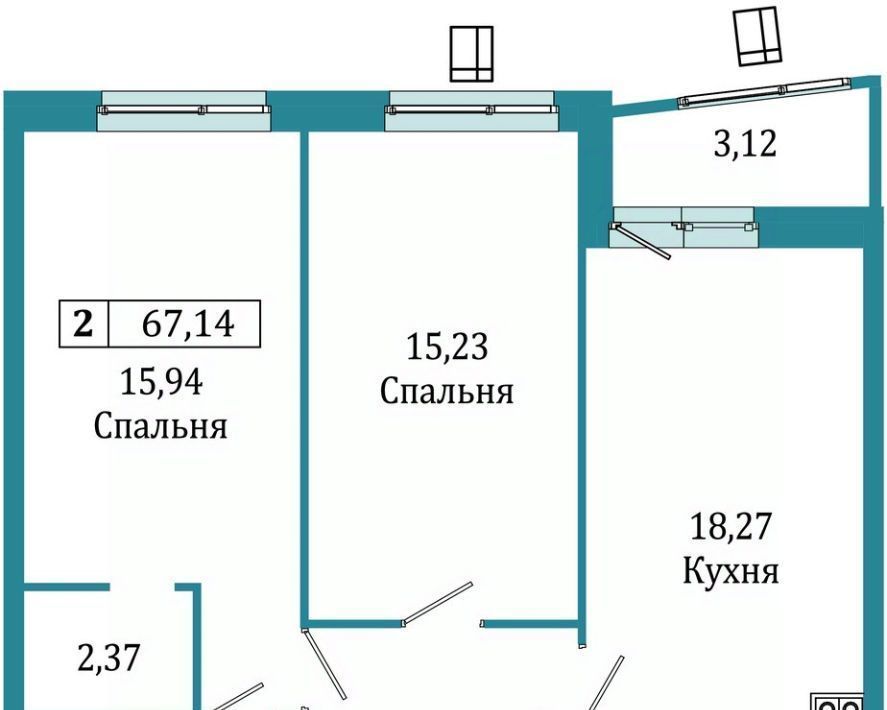квартира р-н Всеволожский г Мурино ул Екатерининская 16/5 Девяткино фото 1