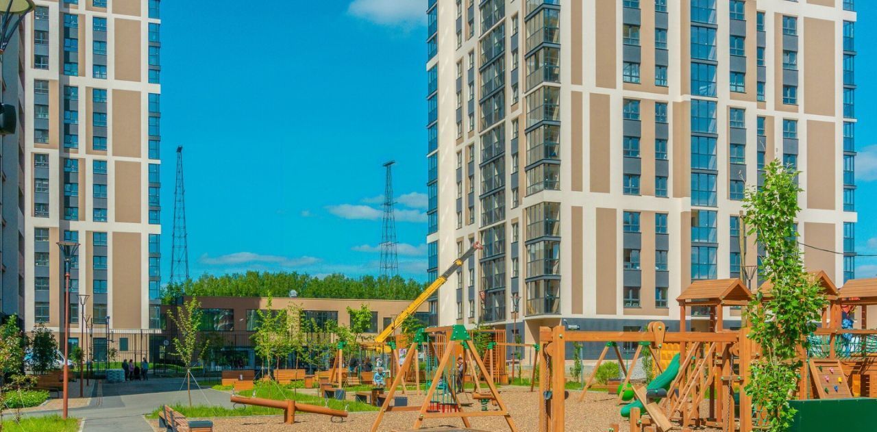квартира г Екатеринбург Эльмаш ЖК Изумрудный Бор Проспект Космонавтов, жилрайон фото 7