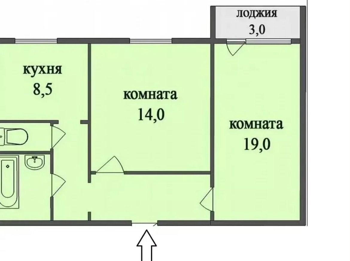 квартира г Омск р-н Кировский ул Торговая 34 фото 11