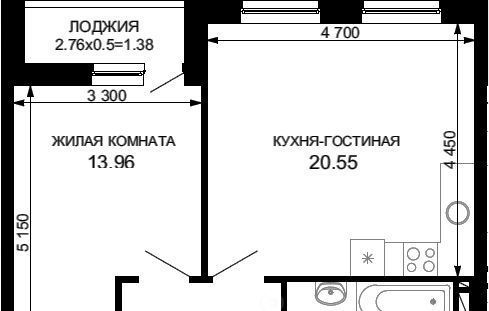 квартира г Краснодар р-н Прикубанский микрорайон Сады Калинина ул Средняя 30/7 фото 1