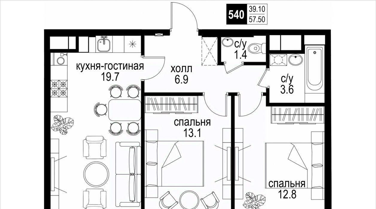 квартира г Москва метро Электрозаводская проезд Проектируемый 727-й фото 1