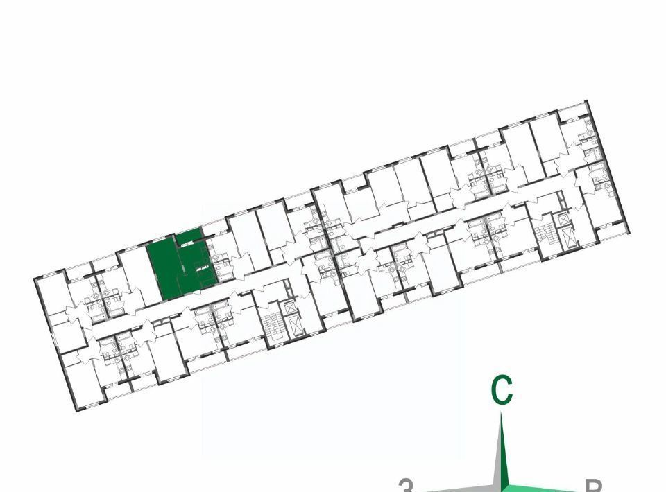 квартира г Владимир р-н Октябрьский б-р Сталинградский 5 фото 3