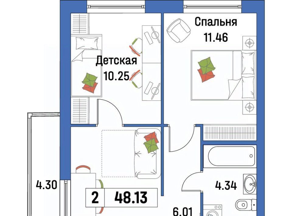 квартира р-н Всеволожский г Мурино ЖК «Урбанист» Девяткино фото 1