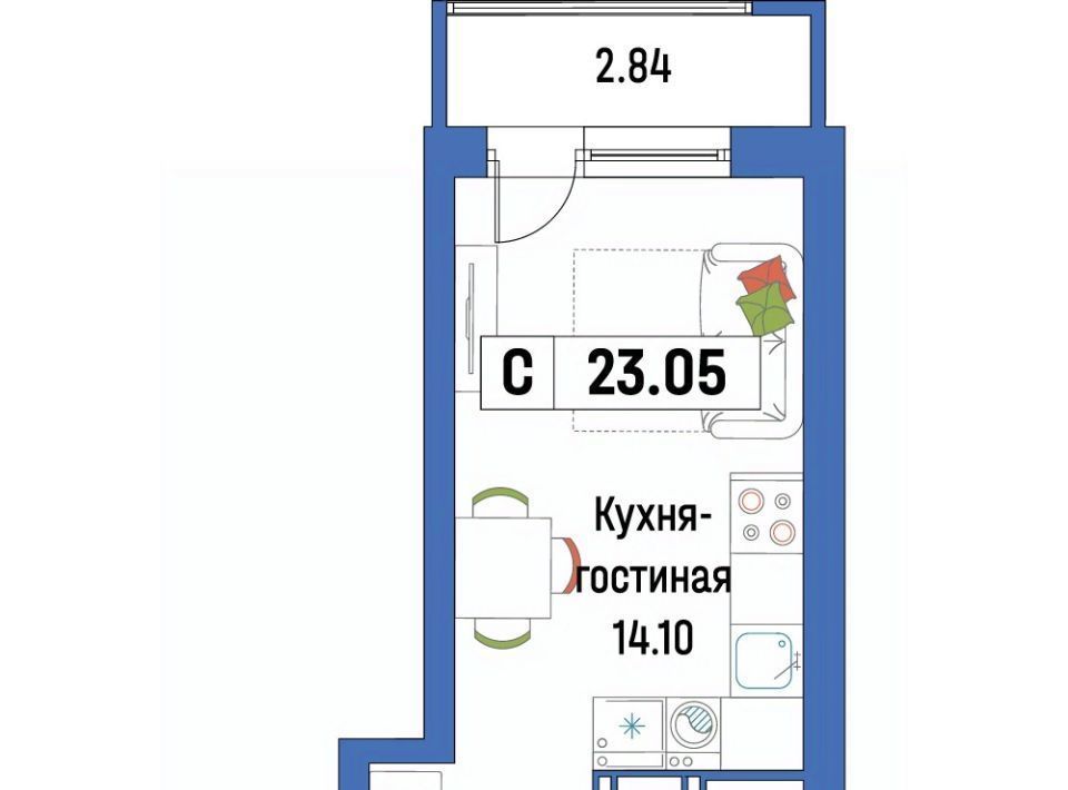 квартира р-н Всеволожский г Мурино ЖК «Урбанист» Девяткино фото 1