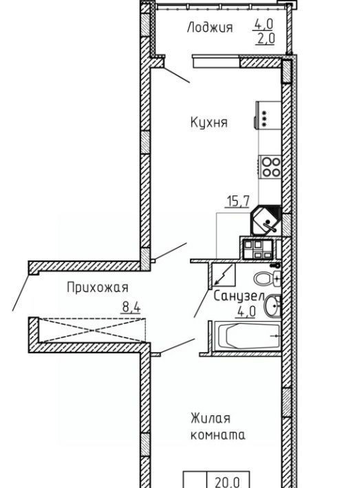 квартира г Старый Оскол пр-кт Алексея Угарова 12а фото 1