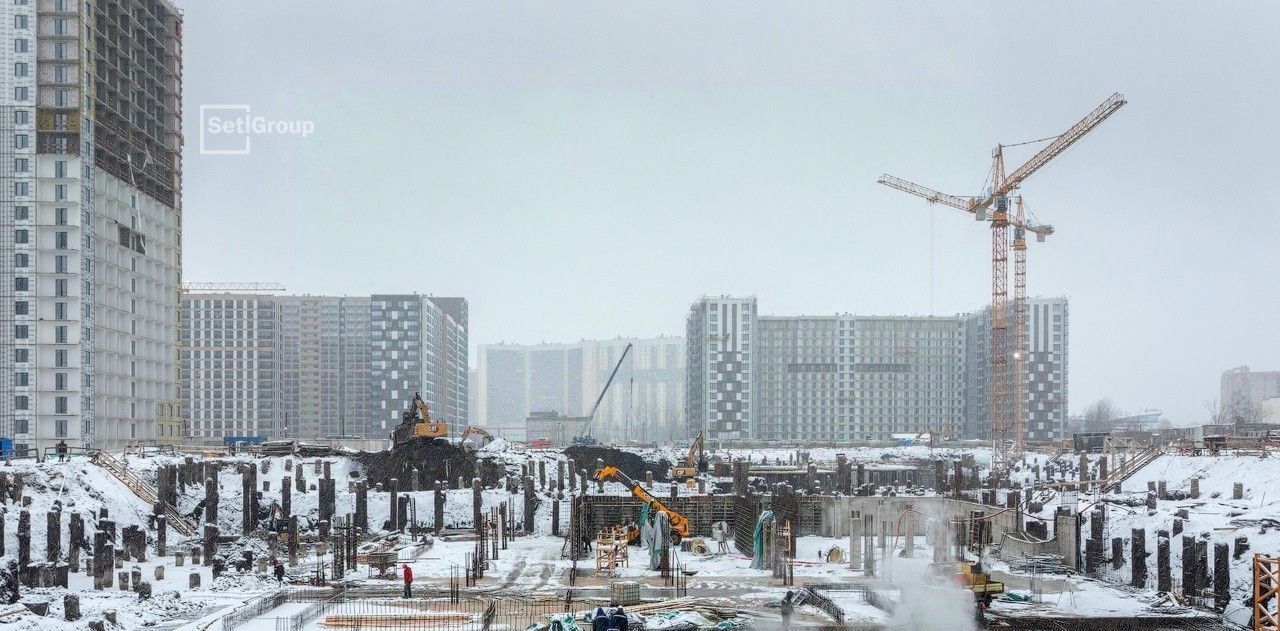 квартира г Санкт-Петербург метро Улица Дыбенко ЖК Пульс Премьер фото 9