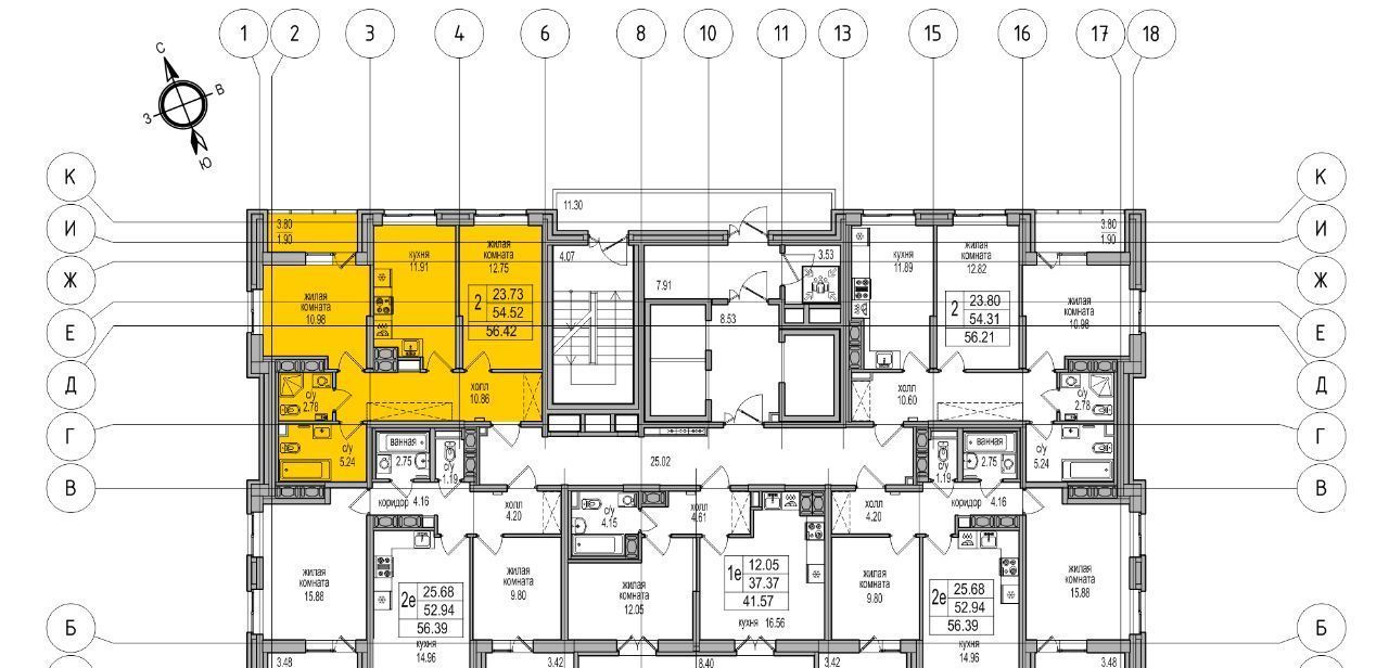 квартира г Санкт-Петербург п Парголово проезд Толубеевский 32 метро Парнас фото 3