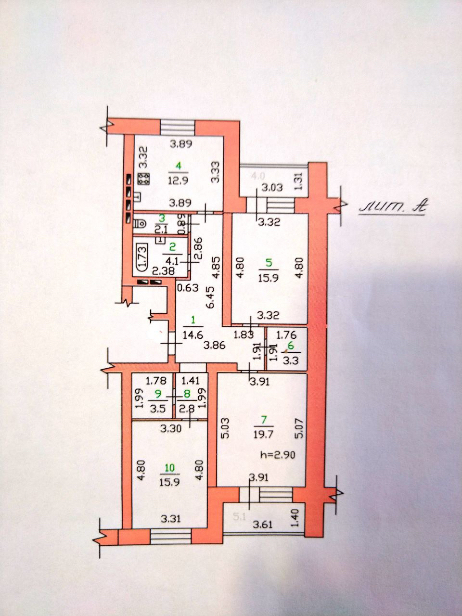 квартира г Орел р-н Заводской б-р Молодежи 20 фото 1