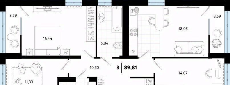 квартира г Тюмень р-н Ленинский ул Газопромысловая 1к/2 фото 1