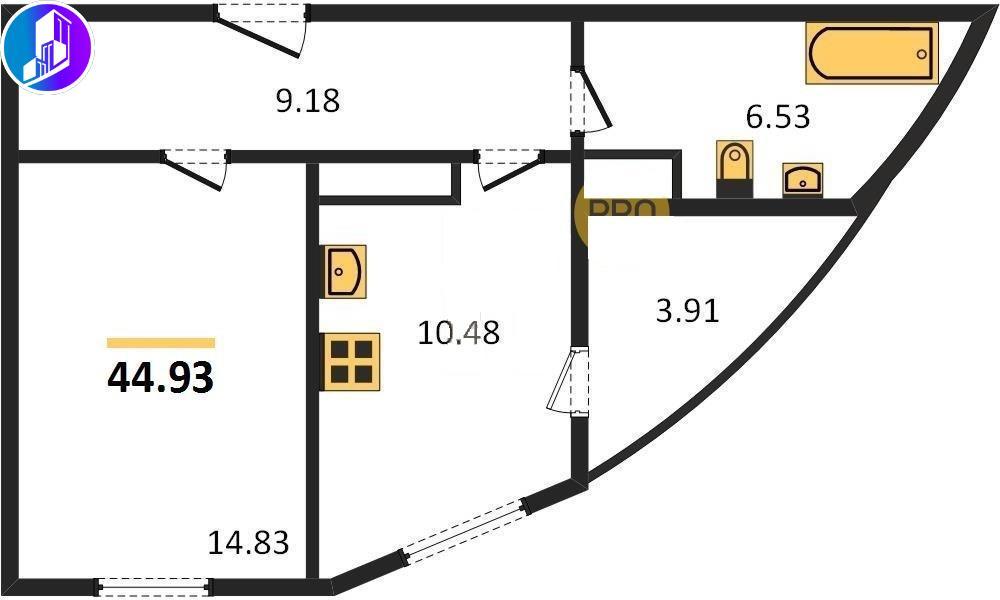 квартира г Краснодар р-н Карасунский ул Воронежская 47 фото 5