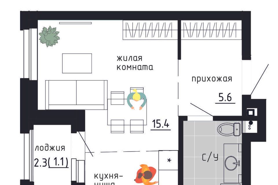 квартира г Пермь ул Газеты Звезда 5 городской округ Пермь фото 1