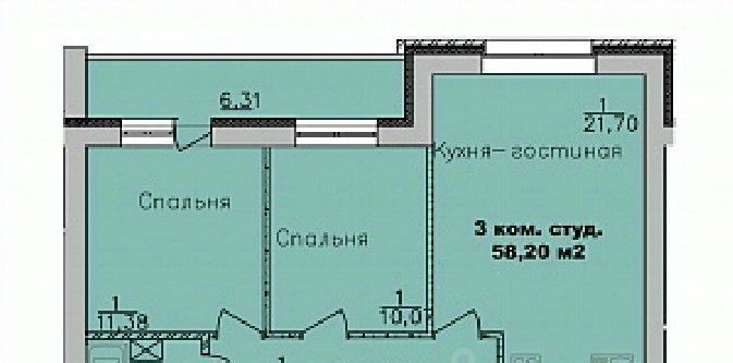 квартира г Новосибирск метро Площадь Гарина-Михайловского ул Романтиков 20 микрорайон «Дивногорский» фото 1