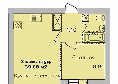 квартира г Новосибирск метро Площадь Гарина-Михайловского ул Романтиков 20 микрорайон «Дивногорский» фото 1