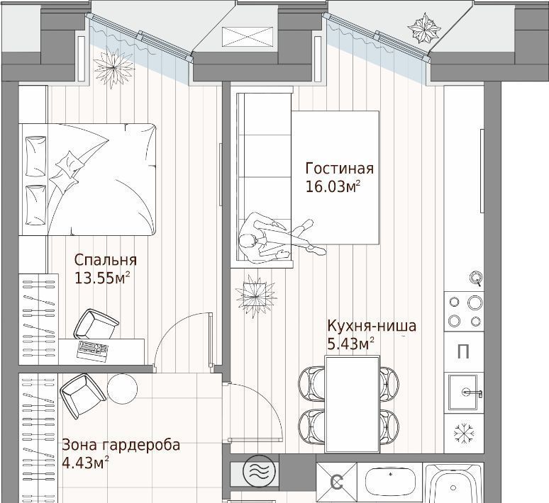 квартира г Казань Суконная слобода ул Качалова фото 2