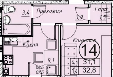 квартира г Батайск ул Олимпийское Кольцо 36к/15 фото 1
