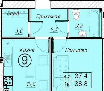 квартира г Батайск ЖК Солнечный Город жилой комплекс фото 1