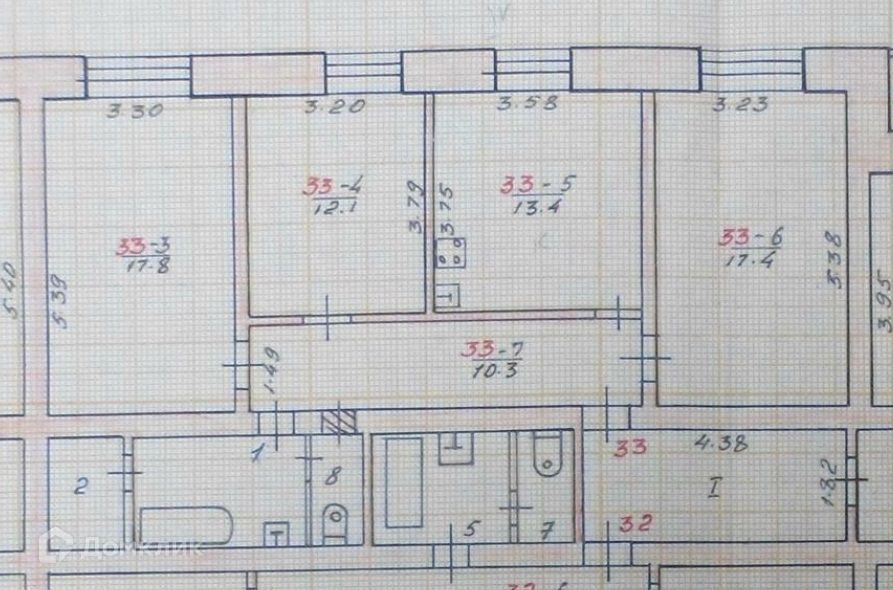 квартира г Печора пр-кт Печорский 114 муниципальный район Печора фото 10