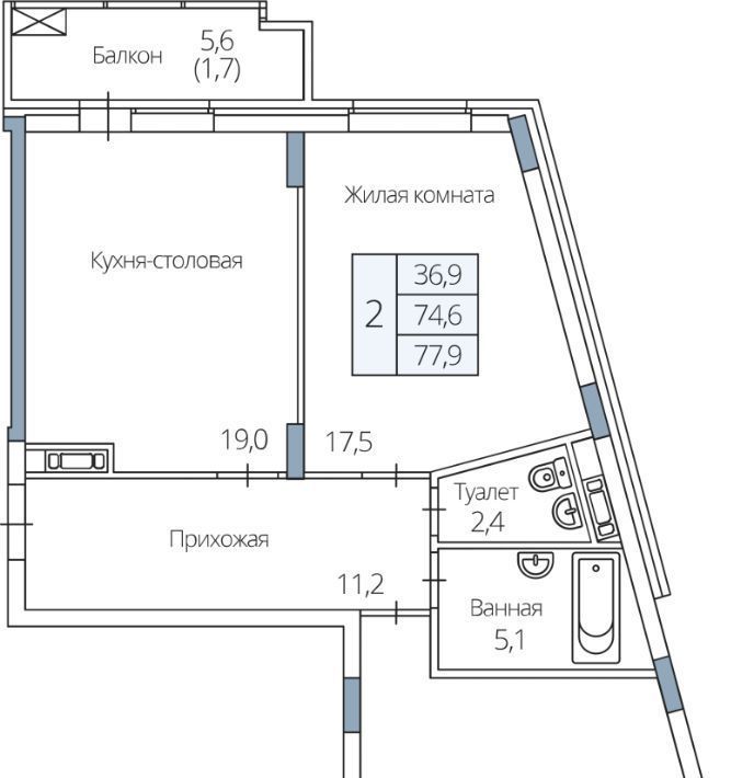 квартира г Воронеж р-н Центральный ул Березовая роща 4а фото 1