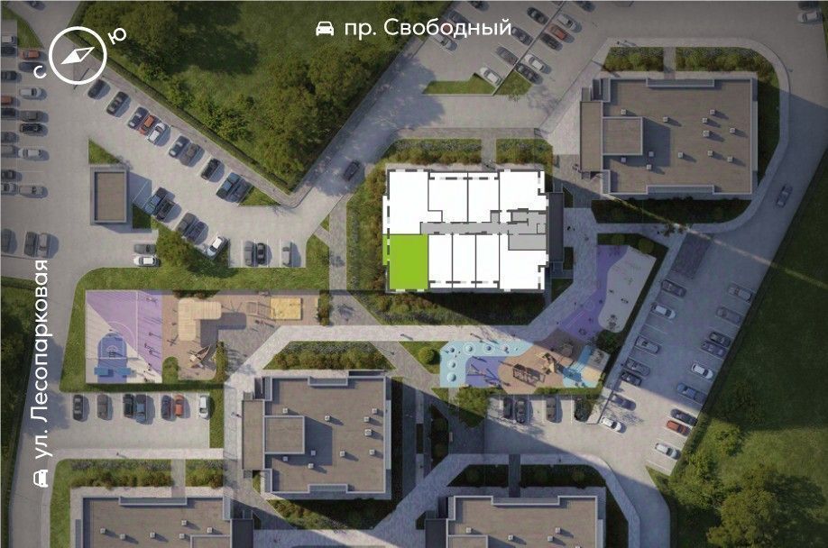 квартира г Красноярск р-н Октябрьский пр-кт Свободный 1 фото 3