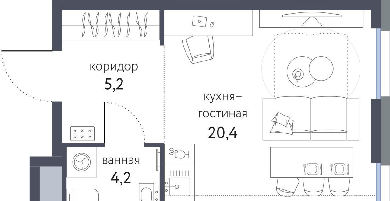 квартира г Москва метро Бульвар Рокоссовского ЖК «Сиреневый парк» фото 1