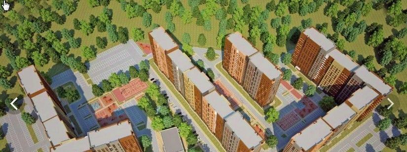 квартира г Рязань р-н Московский ЖК «Бирюзова Парк» фото 2