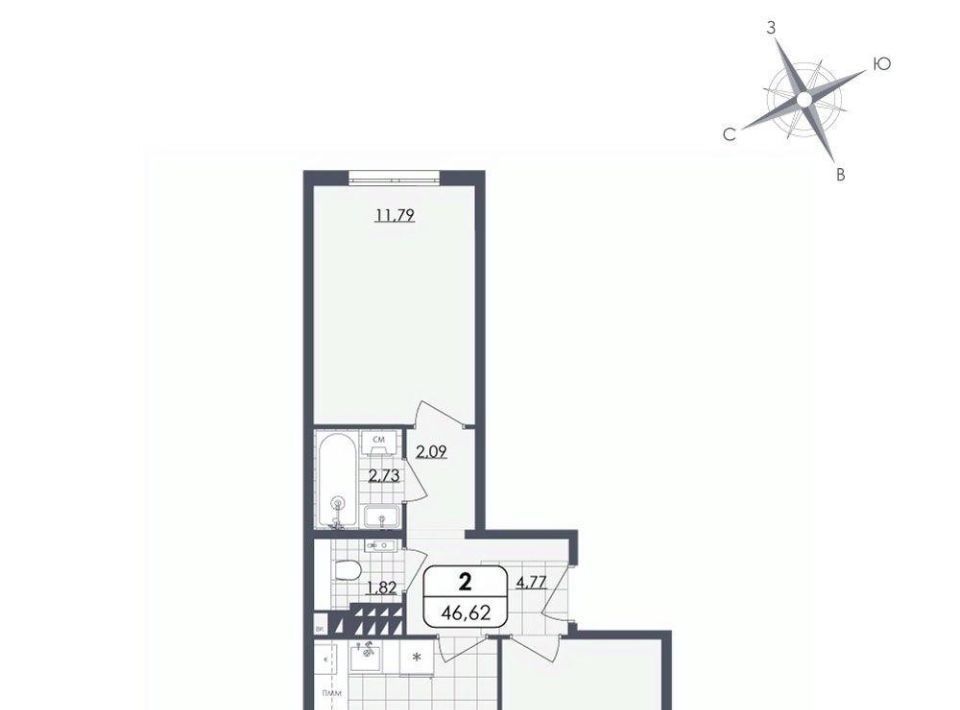 квартира г Ульяновск р-н Засвияжский ул Камышинская 121 фото 2