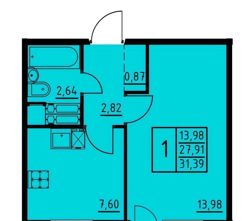 квартира г Пермь р-н Кировский ул Магистральная 98б фото 1