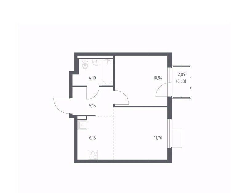 квартира г Видное ЖК Горки Парк Зябликово фото 1