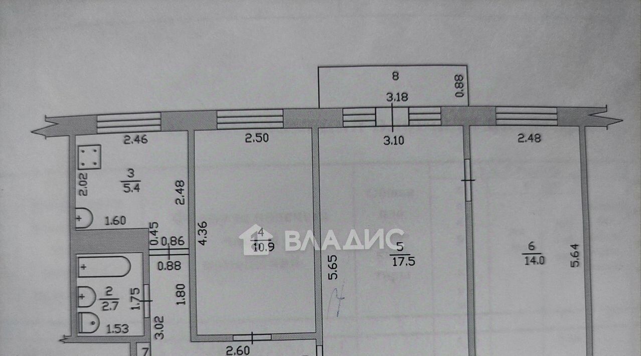 квартира г Тамбов р-н Октябрьский ул Подвойского 10к/2 фото 19