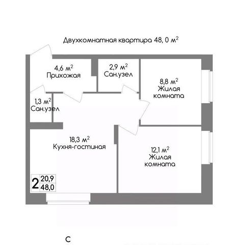 п Западный 2-й ул Маяковского 39 п Скуратовский р-н Центральный фото