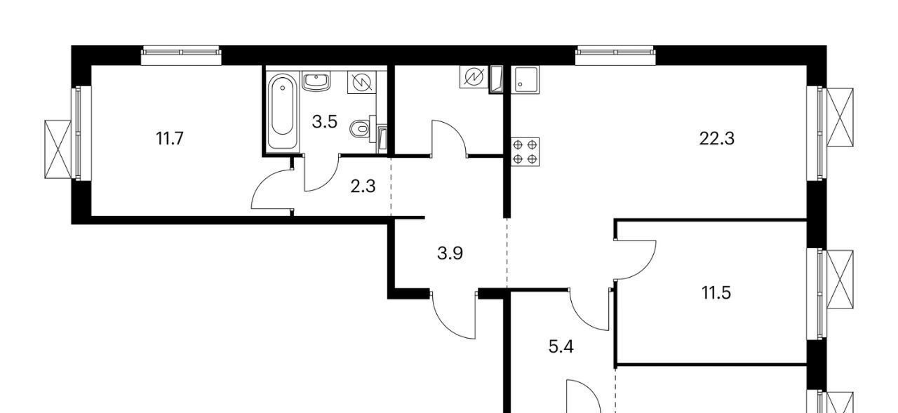 квартира г Москва метро Улица Скобелевская ш Варшавское 282к/1 фото 1