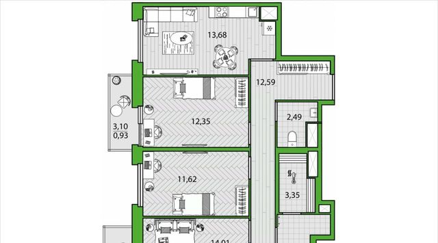 метро Удельная наб Реки Каменки 13к/3 фото