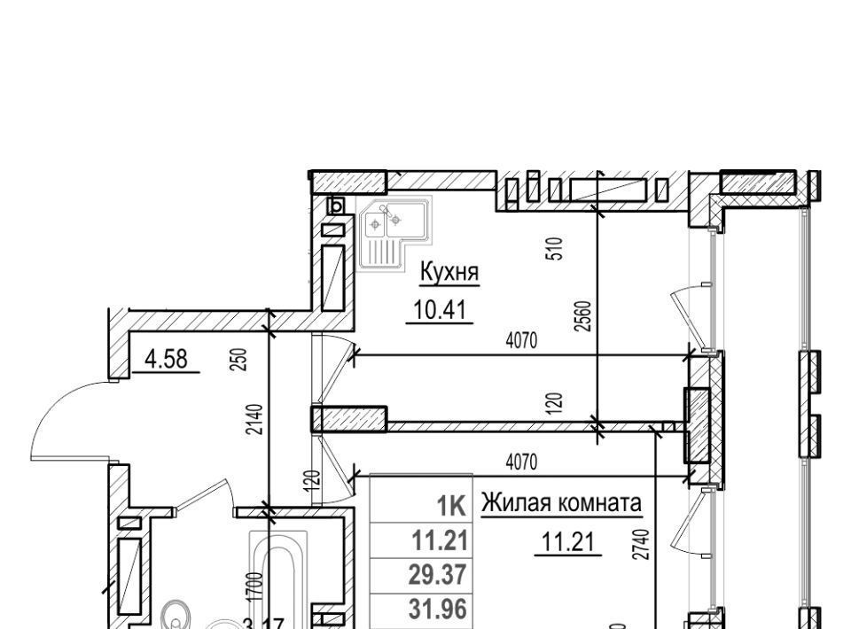 квартира г Новосибирск метро Площадь Гарина-Михайловского ул Фабричная 65/1 фото 1