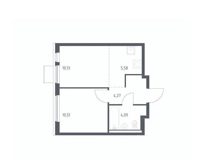 квартира г Видное ЖК Горки Парк Зябликово фото 1