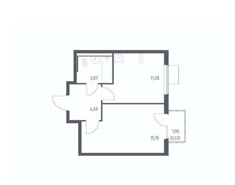 квартира г Видное ЖК Горки Парк Зябликово фото 1