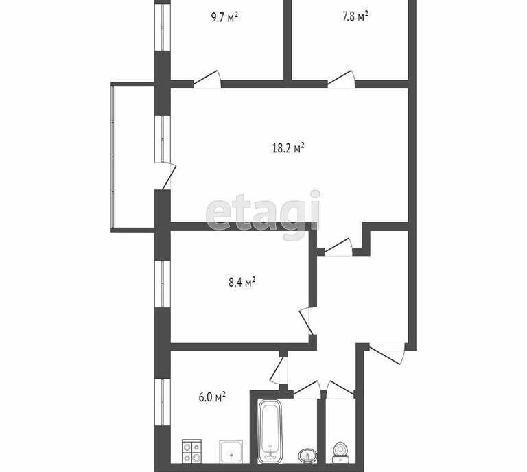 квартира г Тобольск р-н мкр 8 25 фото 8
