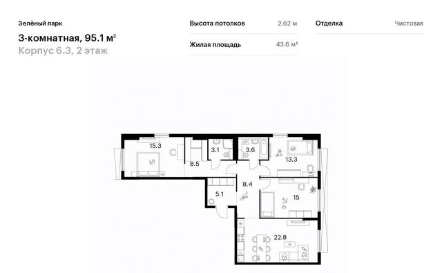 ЖК Зелёный Парк 6/3 направление Ленинградское (северо-запад) ш Пятницкое фото