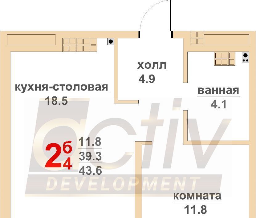 квартира г Верхняя Пышма ул Красноармейская 11 Проспект Космонавтов фото 1