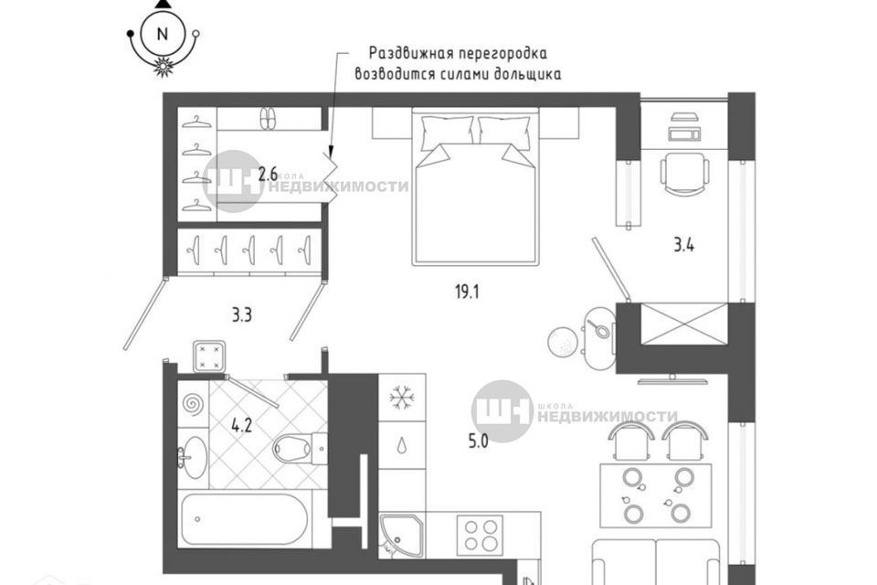 квартира г Санкт-Петербург б-р Измайловский 11 муниципальный округ Измайловское фото 2