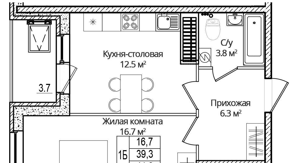 квартира р-н Псковский д Борисовичи ул Дмитрия Яковлева 8 Завеличенская волость фото 1