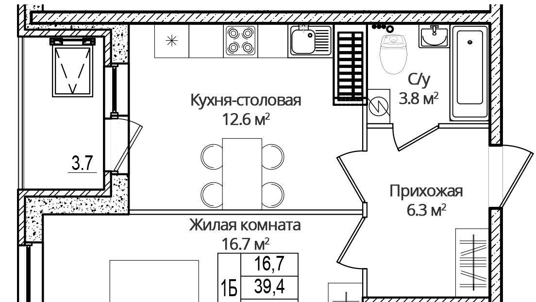 квартира р-н Псковский д Борисовичи ул Дмитрия Яковлева 8 Завеличенская волость фото 1