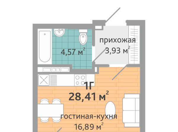 квартира г Екатеринбург ВИЗ Площадь 1905 года, жилрайон фото 1